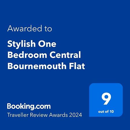 Stylish One Bedroom Central Bournemouth Flat 외부 사진